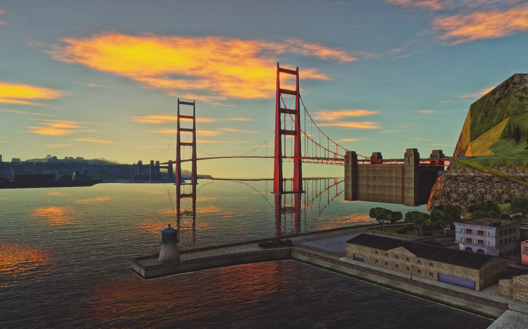 Sunset in San Fierro